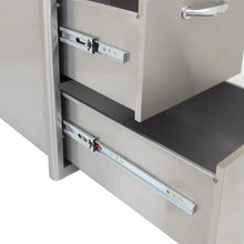 Load image into Gallery viewer, Blaze 16-Inch Stainless Steel Double Access Drawer - BLZ-DRW2-R
