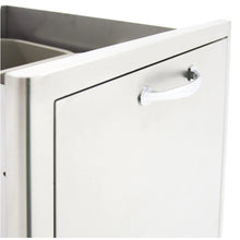 Load image into Gallery viewer, Blaze 20-Inch Roll-Out Stainless Steel Double Trash / Recycling Bin - BLZ-TREC-DRW
