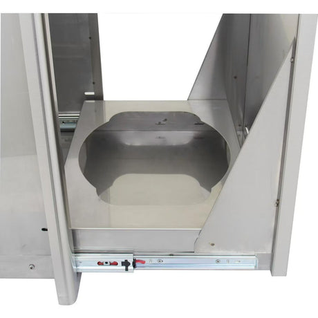 Blaze 20-Inch Stainless Steel Roll-Out Trash / Propane Tank Drawer - BLZ-TRLP-DRW-H