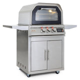 Blaze 26-Inch Freestanding Gas Outdoor Pizza Oven W/ Rotisserie & Cart - BLZ-26-PZOVN