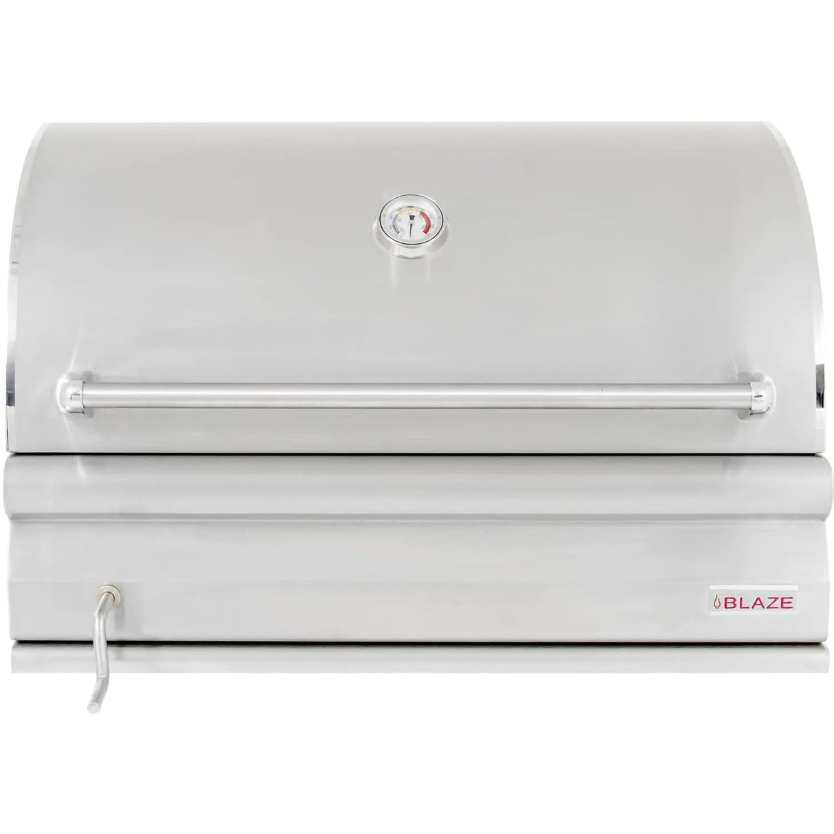 Blaze 32-Inch Stainless Steel Charcoal Freestanding Grill With Adjustable Charcoal Tray