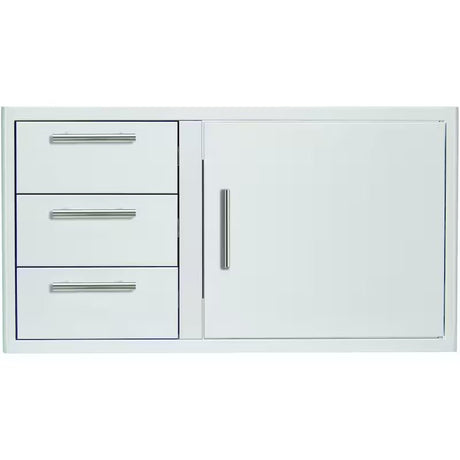 Blaze 39-Inch Stainless Steel Access Door & Triple Drawer Combo - BLZ-DDC-R-39-LTSC