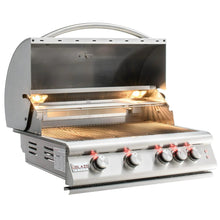 Load image into Gallery viewer, Blaze LTE 32-Inch 4-Burner Built-In Gas Grill With Rear Infrared Burner &amp; Grill Lights
