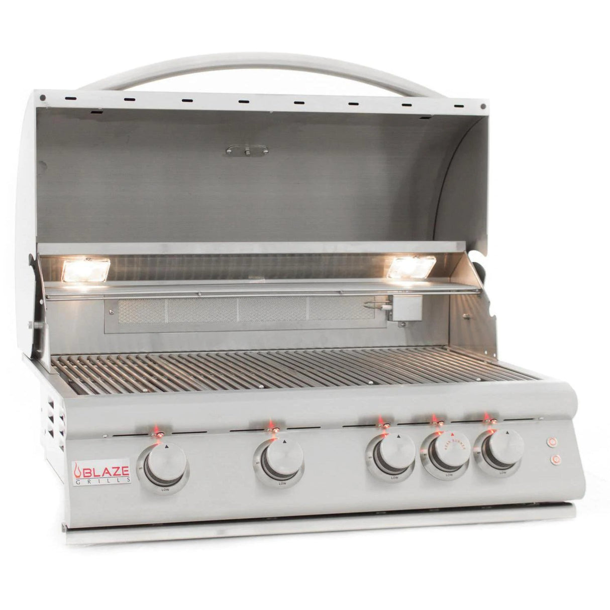Blaze LTE 32-Inch 4-Burner Built-In Gas Grill With Rear Infrared Burner & Grill Lights