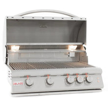 Load image into Gallery viewer, Blaze LTE 32-Inch 4-Burner Built-In Gas Grill With Rear Infrared Burner &amp; Grill Lights
