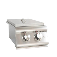 Load image into Gallery viewer, Blaze LTE Built-In Stainless Steel Gas Double Side Burner With Lid
