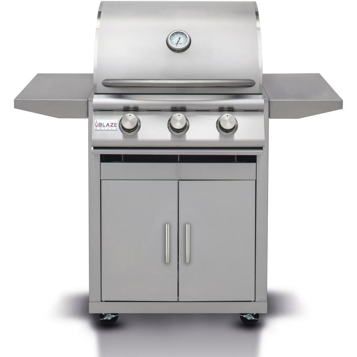 Blaze Prelude LBM 25-Inch 3-Burner Freestading Propane Gas Grill on Cart