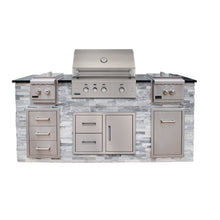 Load image into Gallery viewer, Broilmaster 34-in Built-In Gas Grill with 3 Burners, Lights, Rear Burner
