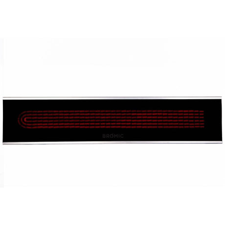 Bromic Heating Platinum Smart-Heat Series II 50-Inch 3400W 11,600 BTU 240V Electric Patio Heater - Black