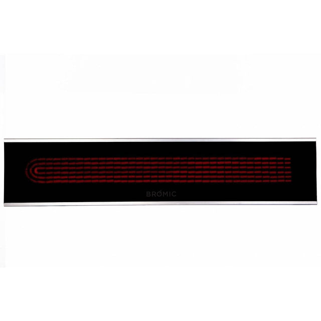 Bromic Heating Platinum Smart-Heat Series II 50-Inch 3400W 11,600 BTU 240V Electric Patio Heater - Black