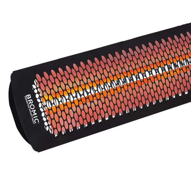Bromic Heating Tungsten Smart-Heat 56-Inch 6000W Dual Element 240V Electric Infrared Patio Heater - Black