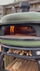 Gozney Dome Outdoor Oven Propane Gas & Wood-Fired Dual Fuel - Olive Green - Bundle