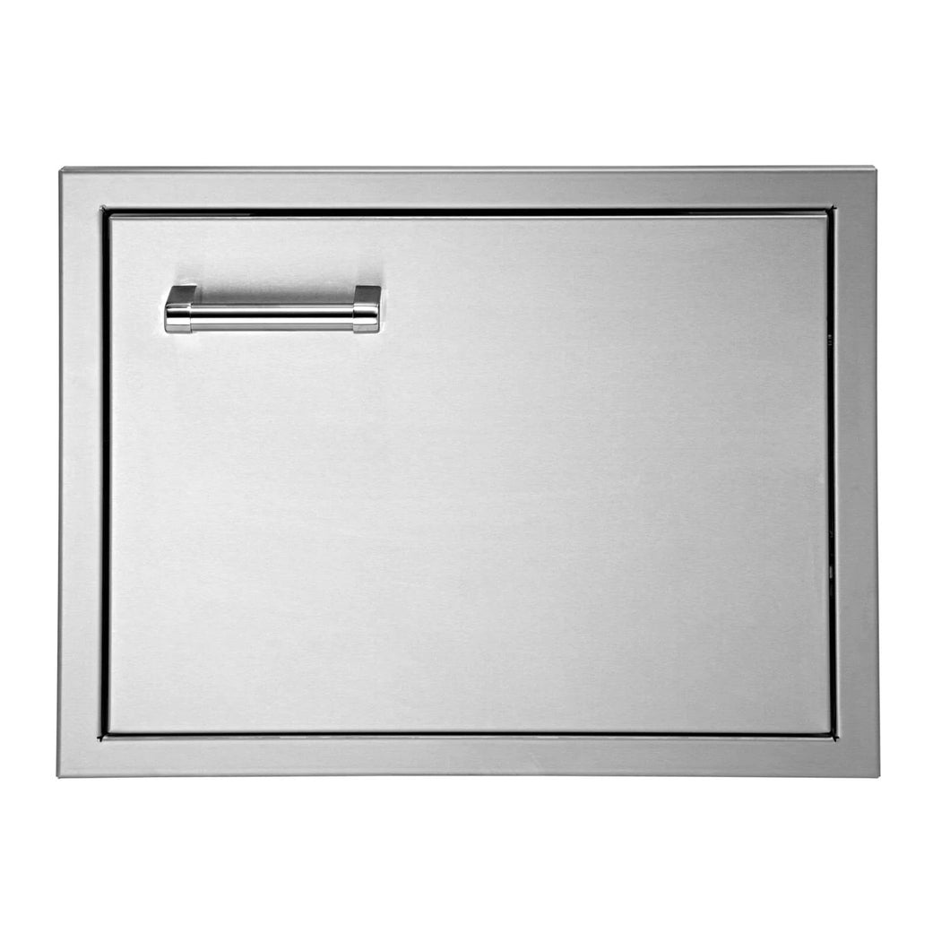 Delta Heat 22-Inch Right Hinged Stainless Steel Single Access Door - Horizontal