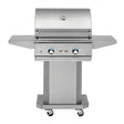 Delta Heat 26-Inch 2-Burner Freestanding Gas Grill On Pedestal Cart