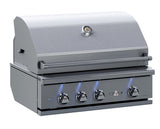 Delta Heat 32-Inch 3-Burner Built-In Gas Grill with Sear Zone & Infrared Rotisserie Burner