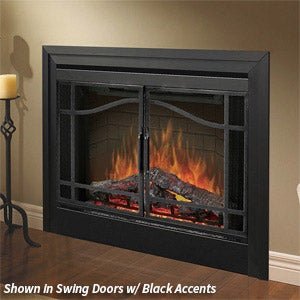 Dimplex - BF39DXP - 39-Inch Built-In Electric Fireplace - Inner-Glow Logs