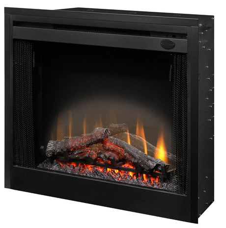Dimplex - BFSL33 - 33-Inch Built-In Slim Line Electric Fireplace - Inner-Glow Logs