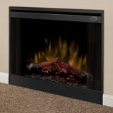 Dimplex - BFSL33 - 33-Inch Built-In Slim Line Electric Fireplace - Inner-Glow Logs