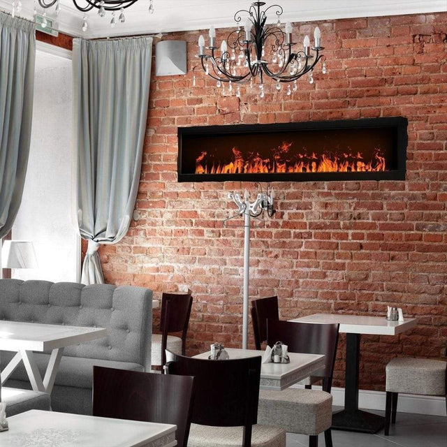 Dimplex Opti-Myst Pro 1500 Built-in 60 Inch Water Vapor Electric Fireplace Firebox