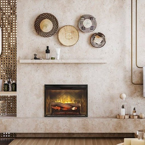 Dimplex Revillusion 24-Inch Built-In Electric Fireplace Insert Firebox -  Herringbone Brick – NYC Fireplaces u0026 Outdoor Kitchens