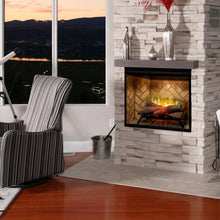 Load image into Gallery viewer, Dimplex - Revillusion 30-Inch Built-In Electric Fireplace - Herringbone Brick
