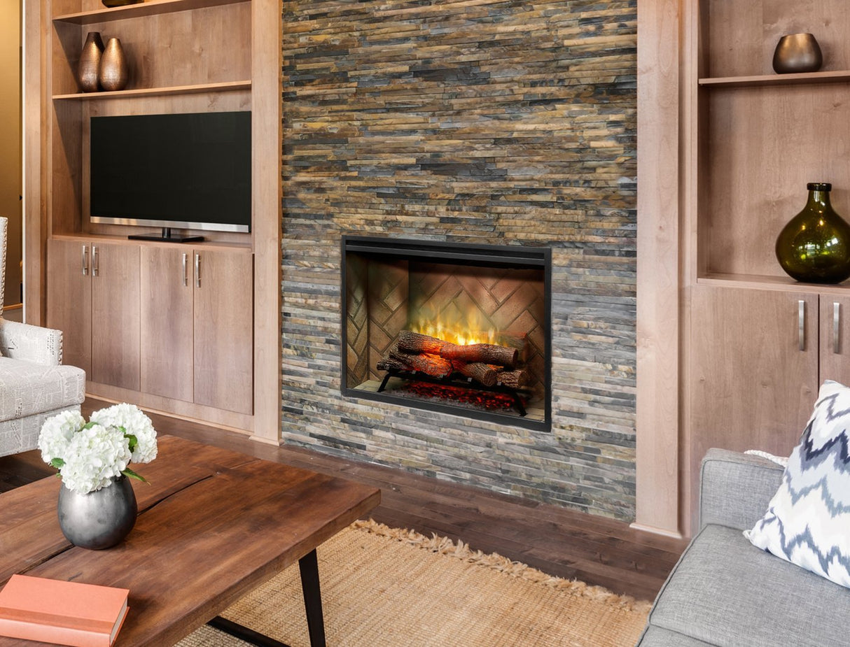 Wall Mounted 36 Inch Electric Fireplace Insert With Blower Dimplex