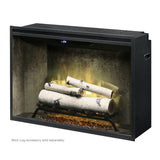 Dimplex - Revillusion 36-Inch Built-In Electric Fireplace - Weathered Concrete Gray