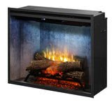 Dimplex - Revillusion 36-Inch Built-In Electric Fireplace - Weathered Concrete Gray