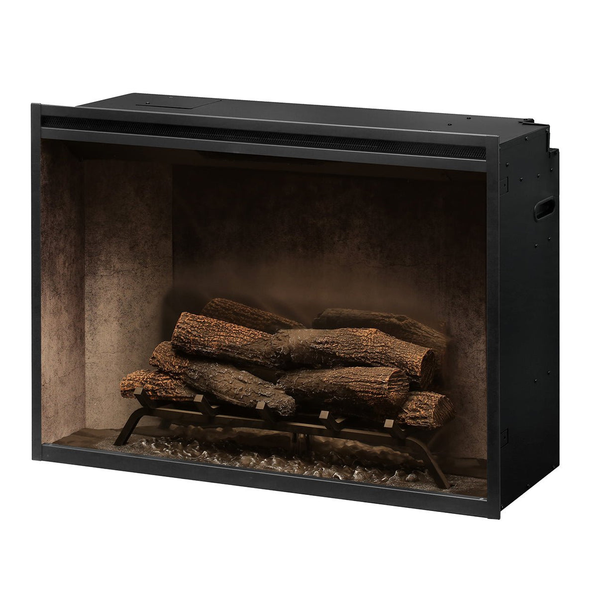 Dimplex - Revillusion 36-Inch Built-In Electric Fireplace - Weathered Concrete Gray