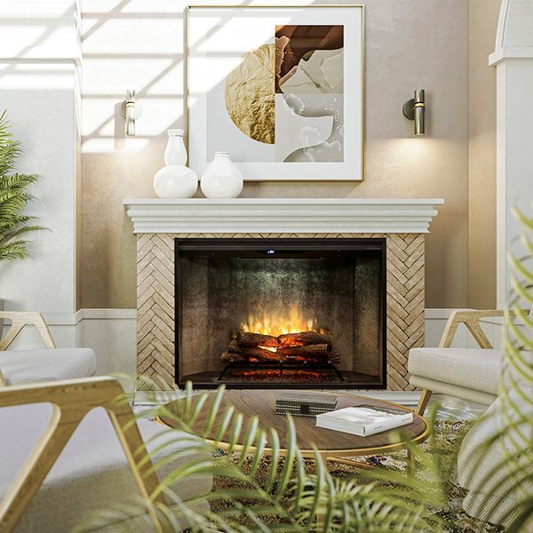 Dimplex - Revillusion 42-Inch Built-In Electric Fireplace - Weathered  Concrete Gray – NYC Fireplaces u0026 Outdoor Kitchens