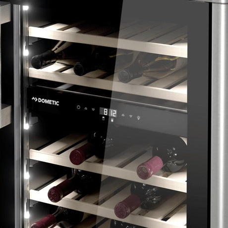 Dometic MoBar 550S Outdoor Mobile Bar Beverage Center w/ Dual Zone Refrigerator