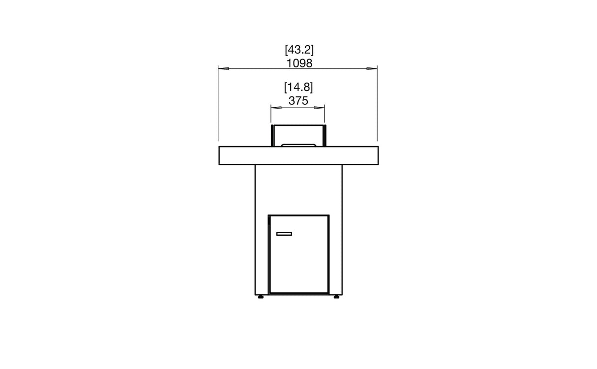 EcoSmart Gin 90 (Bar) Fire Pit Table