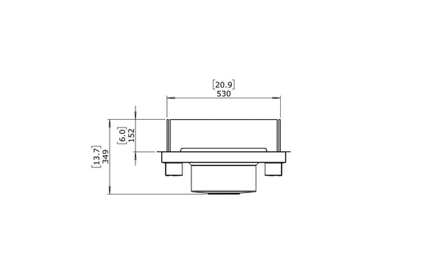 EcoSmart Square 22 Fire Pit Kit