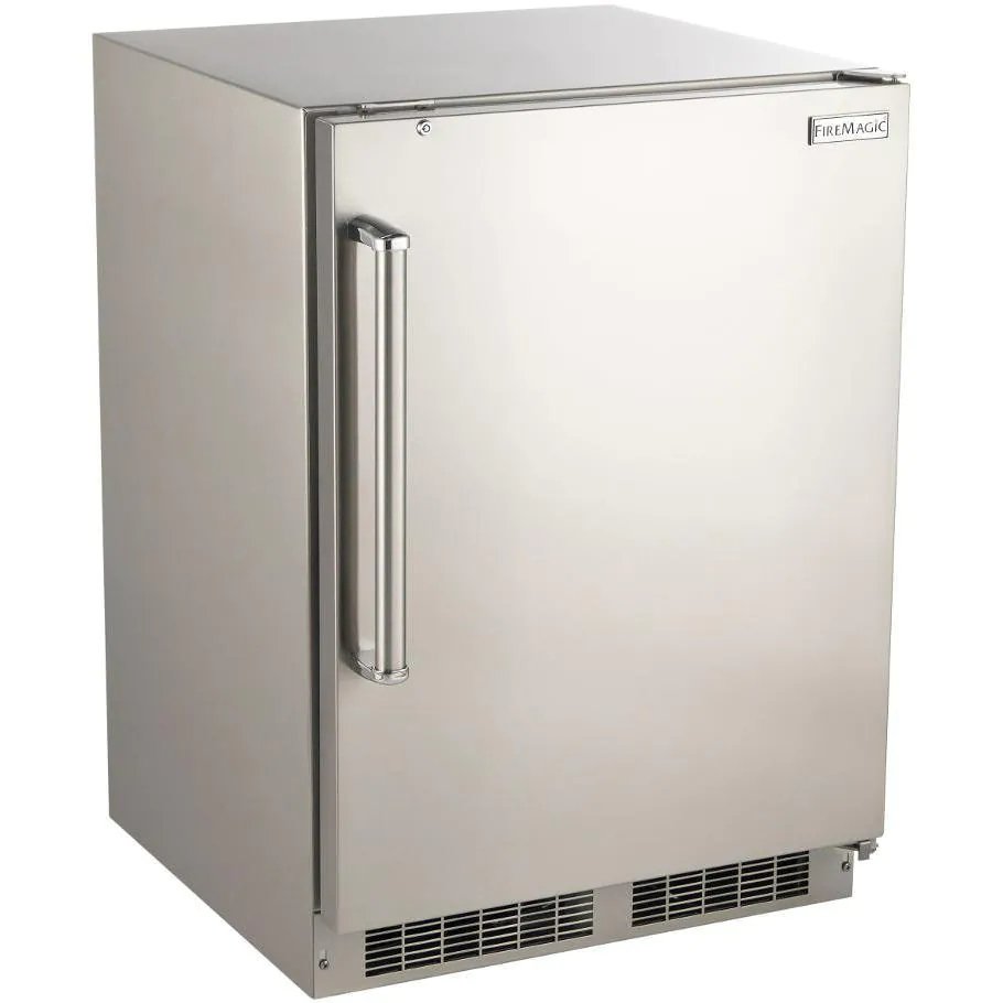 Fire Magic 24-Inch 5.1 Cu. Ft. Right Hinge Outdoor Rated Compact Refrigerator - 3589-DR