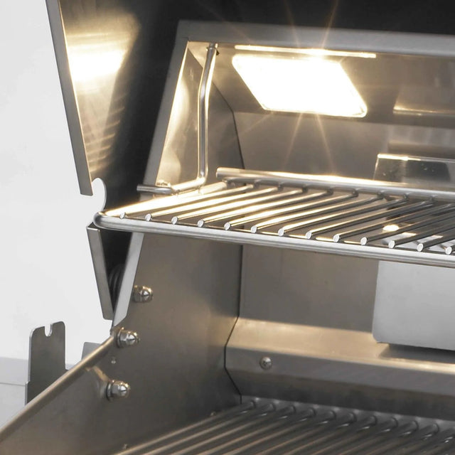 Fire Magic Echelon Diamond E790I 36-Inch Built-In Natural Gas Grill W/ Magic View Window, Rotisserie, & Digital Thermometer - E790I-8E1N-W