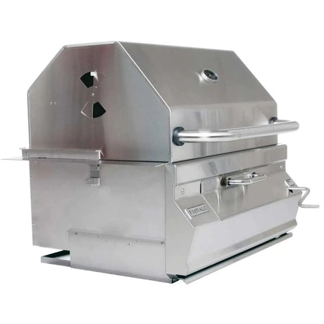 Fire Magic Legacy 30-Inch Built-In Charcoal Grill with Smoker Oven/Hood- 14-SC01C-A