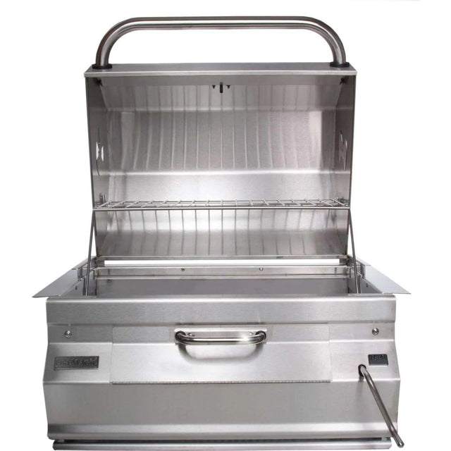 Fire Magic Legacy 30-Inch Built-In Charcoal Grill with Smoker Oven/Hood- 14-SC01C-A