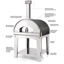 Load image into Gallery viewer, Fontana Forni Marinara Wood-Fired Pizza Oven with Cart

