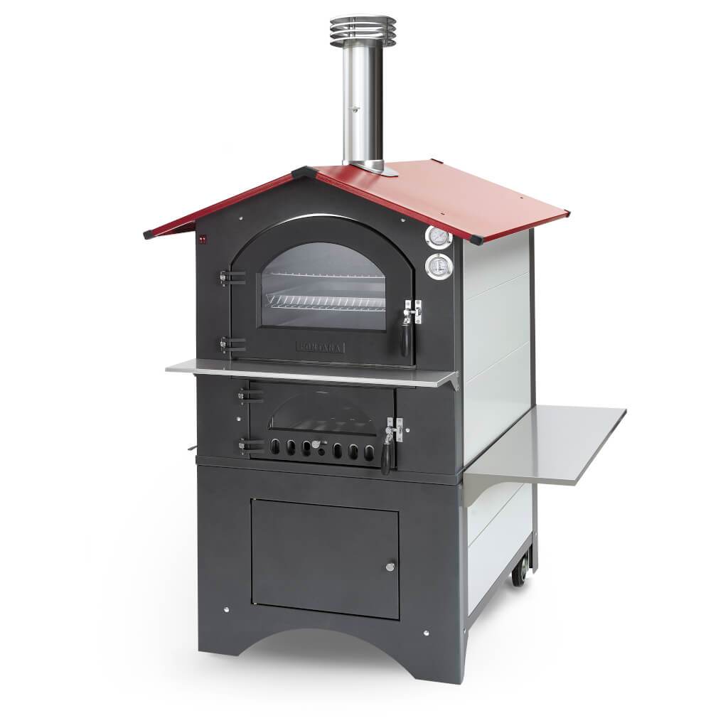 Fontana Forni Rosso Wood Oven Portable Pizza Oven