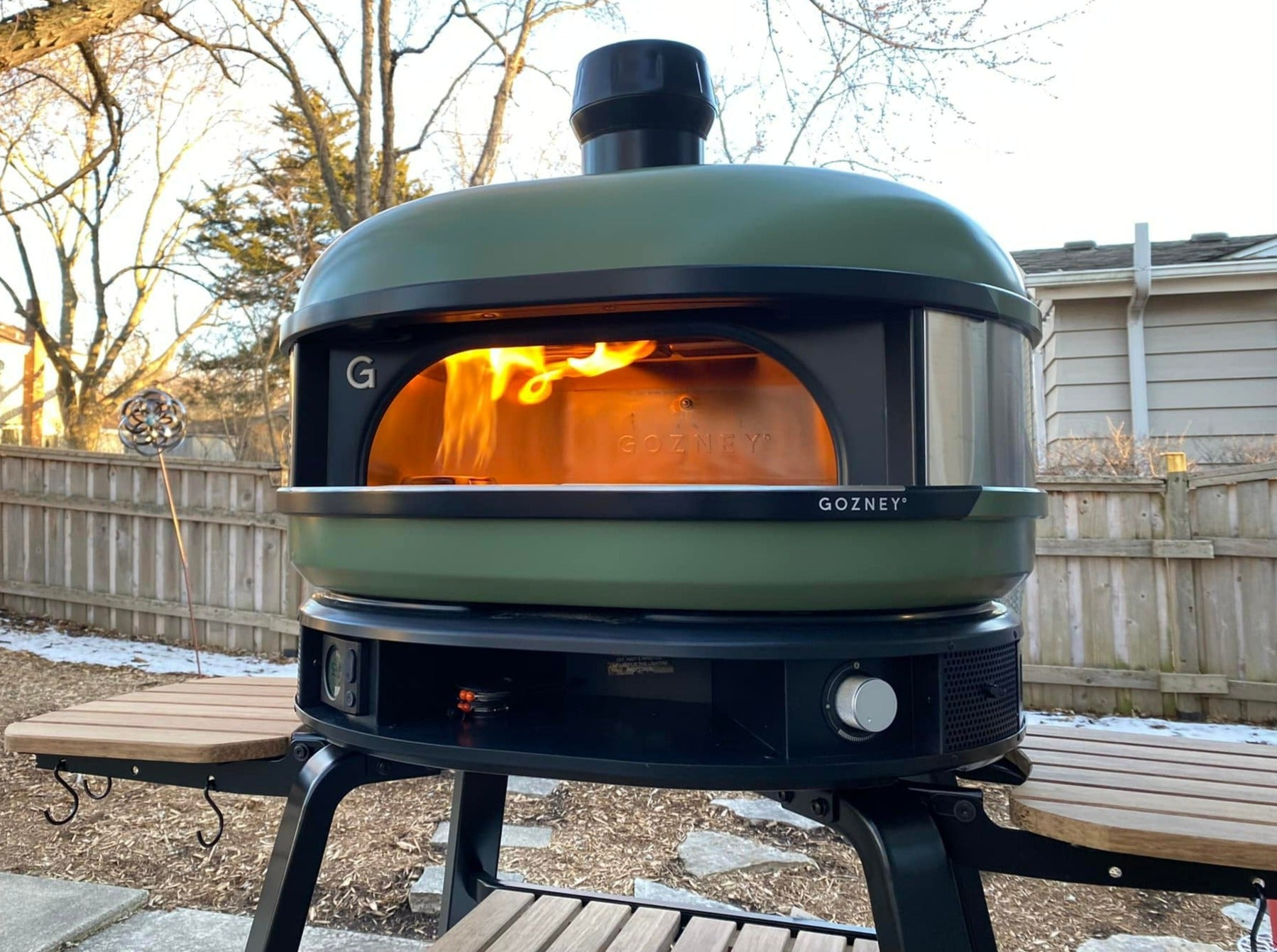 Pizza top oven propane