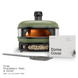 Gozney Dome Outdoor Oven Propane Gas & Wood-Fired Dual Fuel - Olive Green - Bundle