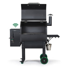 Load image into Gallery viewer, Green Mountain Grills Daniel Boone Choice WiFi Pellet Grill - Freestanding on Cart
