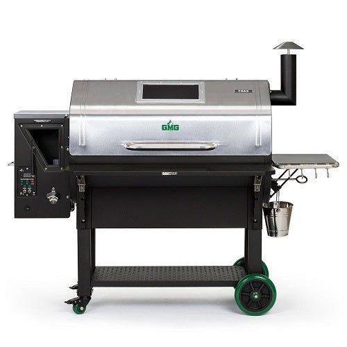 Green Mountain Grills Peak Prime Plus WiFi Pellet Grill - Stainless Lid - Freestanding with Cart