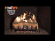 Peterson Real Fyre Mountain Crest Split Oak Gas Log Set With Vented ANSI Certified G31 Triple-Tier Burner