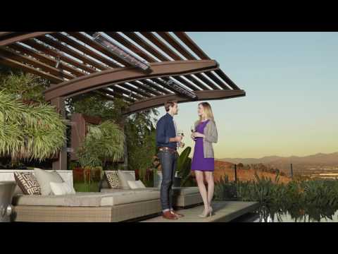 Infratech CD-Series 39-Inch 4000W Dual Element Electric Infrared Patio Heater - 240V - Stainless Steel