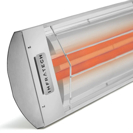Infratech CD-Series 39-Inch 4000W Dual Element Electric Infrared Patio Heater - 240V - Stainless Steel