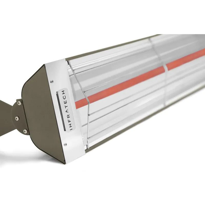Infratech W-Series 61 1/4-Inch 4000W Single Element Electric Infrared Patio Heater - 240V - Stainless Steel