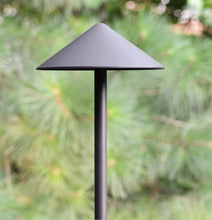 Load image into Gallery viewer, Lumien A5A1-4W Bronze Aluminum Path Light, Triangular Hat, 4 Watts
