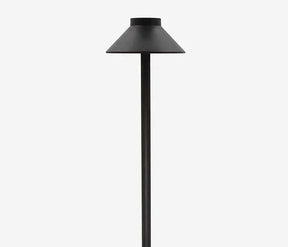 Lumien A5A4-4W Black Aluminum Path Light, Flat Top, 4 Watts