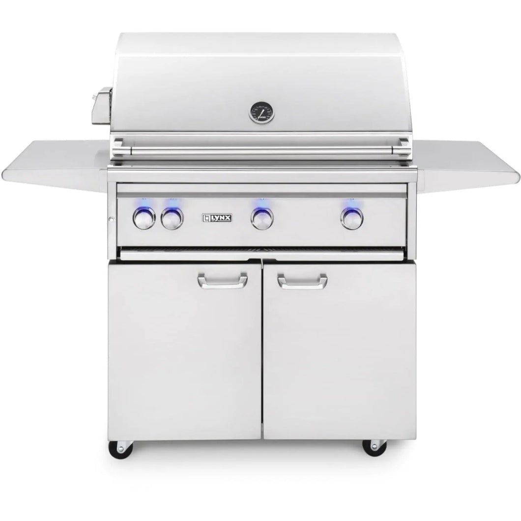 Lynx Professional 36-Inch Natural Gas Grill With One Infrared Trident Burner & Rotisserie - L36TRF-NG